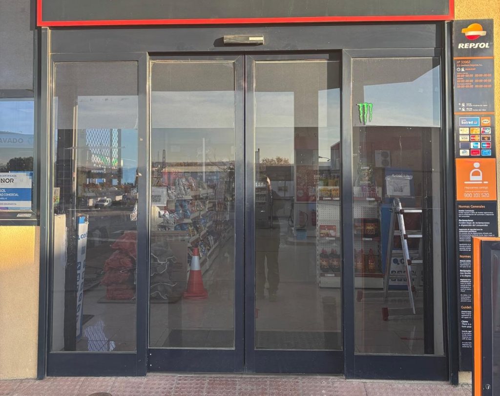 puerta automatica tienda
